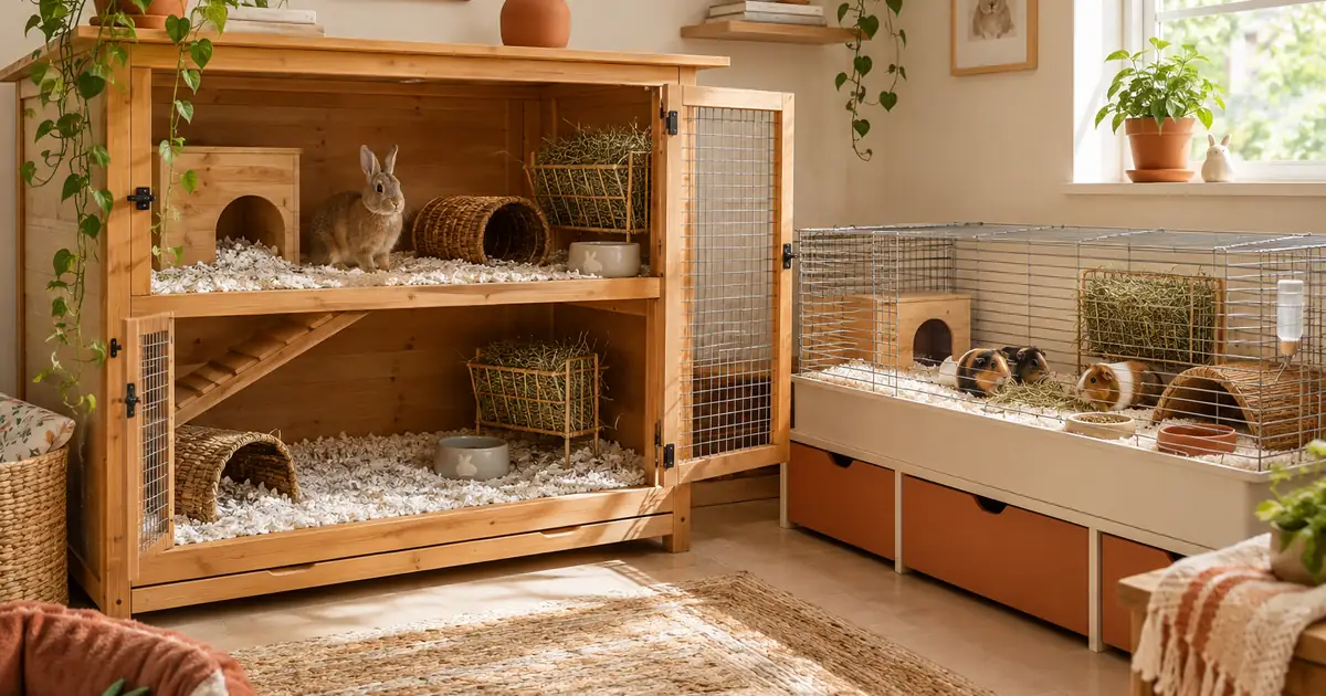 The Complete Guide to Setting Up a Rabbit, Guinea Pig, or Hamster Habitat
