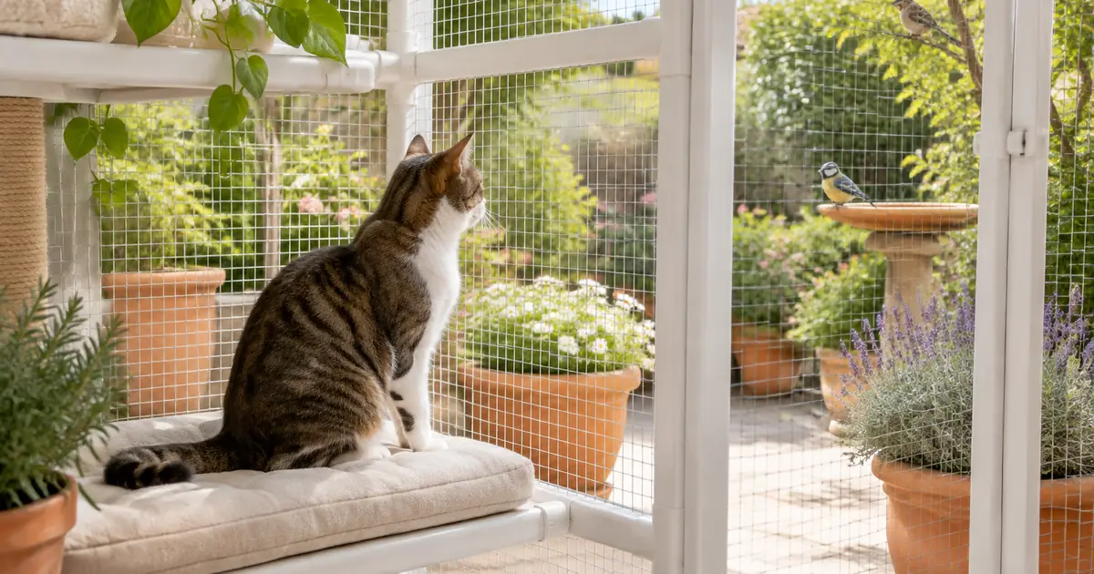 Catios and Cat Enclosures: How to Give Your Cat Safe Outdoor Time